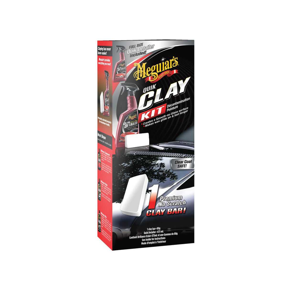 Meguiars QUIK Clay Detailing System Kit Reinigungsknete-Set 1 Set