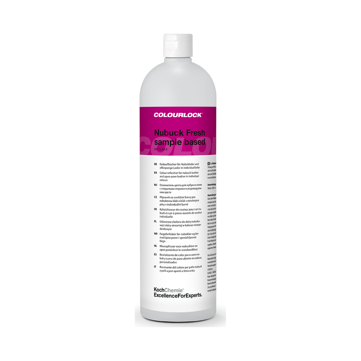 COLOURLOCK "Nubuk Fresh" (Aston Martin) — Wildlederpflege für Aston Martin — 1 L