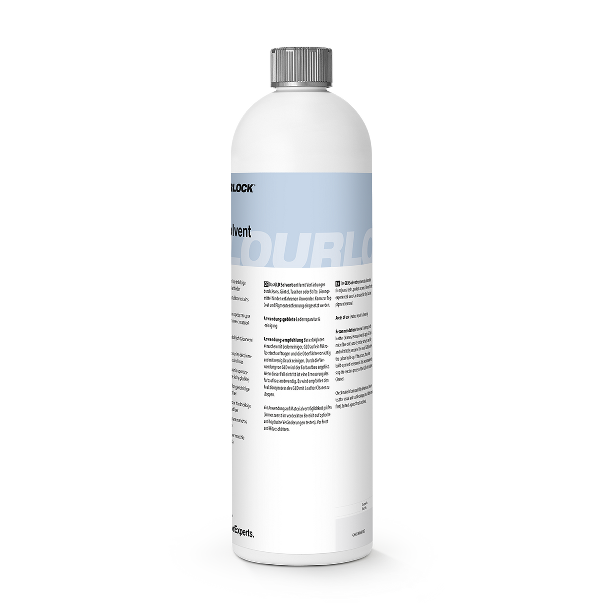 COLOURLOCK "GLD Solvent" Starker Entferner für hartnäckige Verfärbungen auf Glattleder