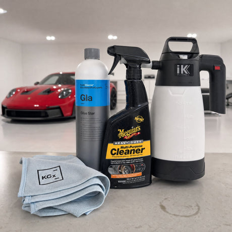 Detailing1 Auto-Reinigungsset "Innenraum" — Meguiar's HEAVY DUTY Multi Purpose Cleaner 709 ml + Koch-Chemie Glas Star „Gla“ 1