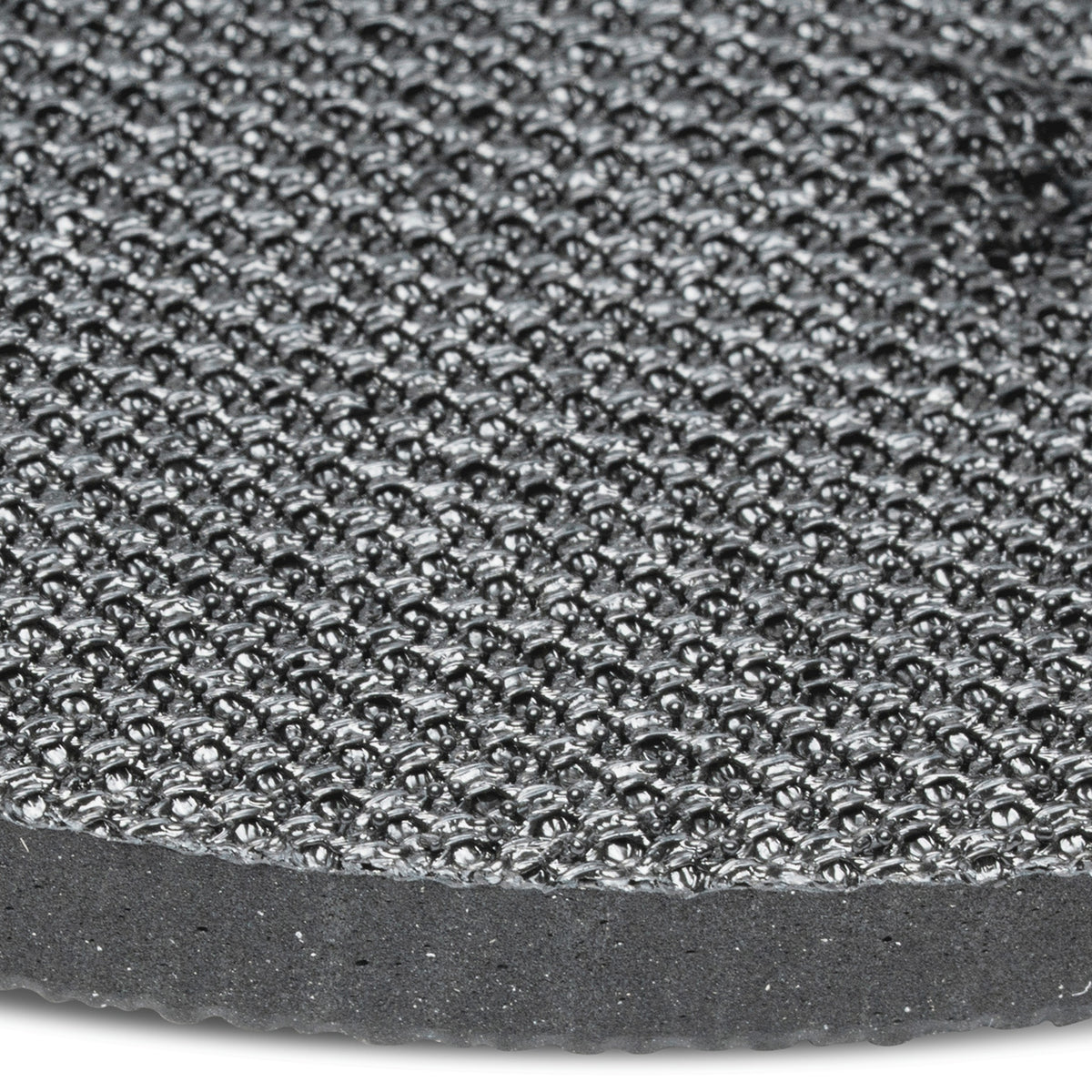 Oberflächenstruktur der Unterseite des COLOURLOCK "Polishing Pad Holder" Polierpad-Halters