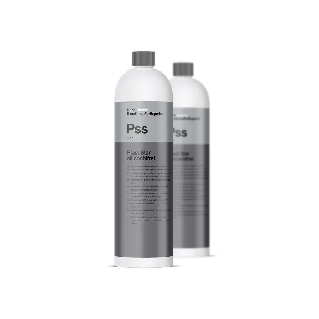 Koch-Chemie Plast Star "Pss" — Premium Kunststoffpflege siliconölfrei 1000ml 2er Set