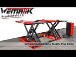 Scherenhebebühne "Miami Plus" Basic 3T (bis 3000kg) +10 Liter Hydrauliköl