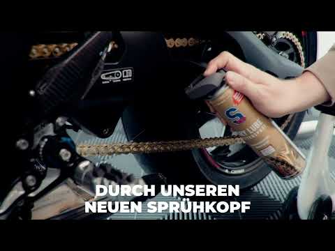 "S100" Dry Lube Kettenspray für Motorrad (Transparent)