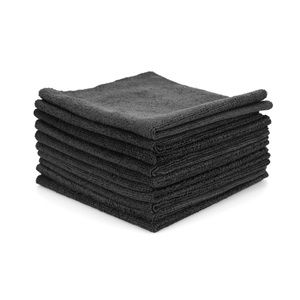 The Rag Company Edgeless 245GSM Mikrofasertuch Schwarz